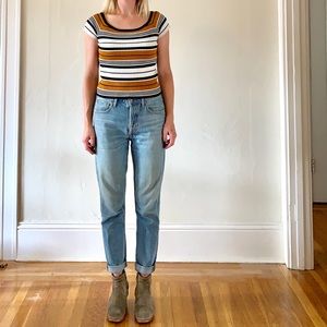 Agolde Jamie High Rise Classic In Brooklyn